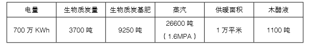 仟億達生物質多聯產的產出